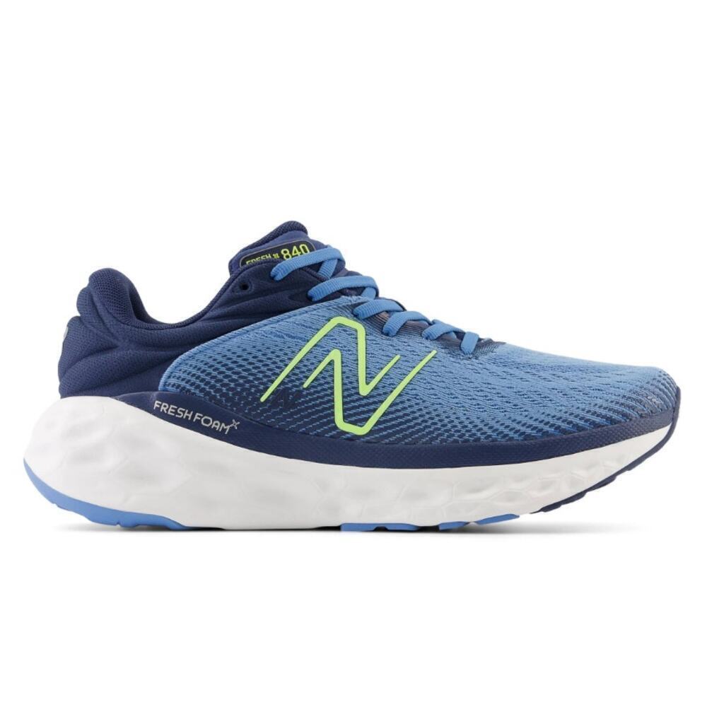 New Balance Unisex Blue Fresh Foam X 840v1 Aluminum Running Shoes Size 9.5